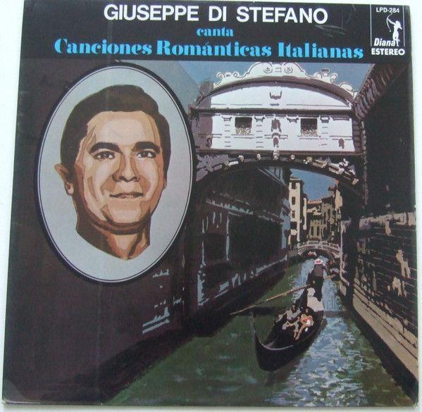 Portada de Álbum "Canta Canciones Románticas Italianas", de Giuseppe di Stefano