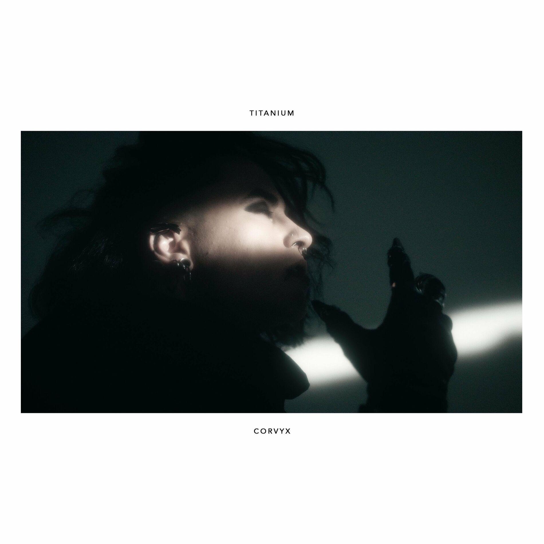 Capa do álbum "Titanium", de CORVYX
