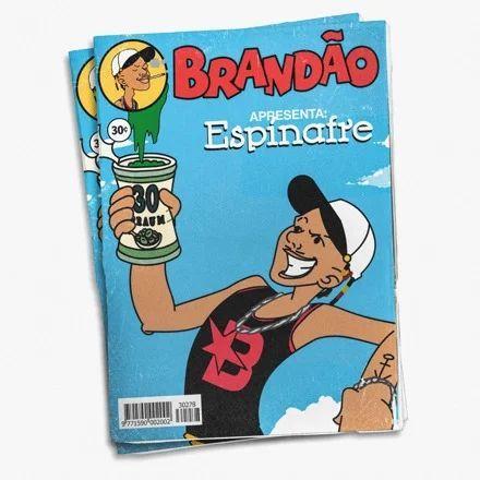 Portada de Sencillo/EP "Espinafre", de Brandão85