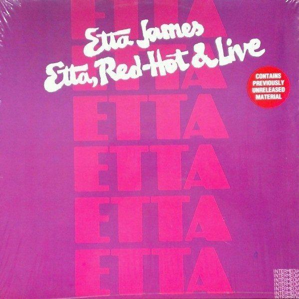 Capa do álbum "Red-Hot & Live", de Etta James