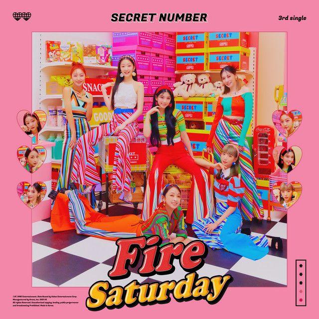 Capa do Single/EP "Fire Saturday", de SECRET NUMBER