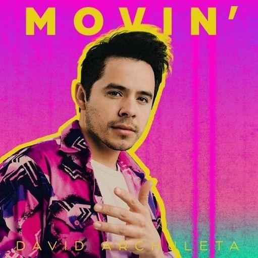 Capa do álbum "Movin'", de David Archuleta