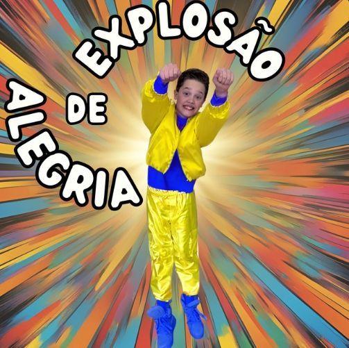 Portada de Sencillo/EP "Explosão de Alegria", de Nícolas Netto