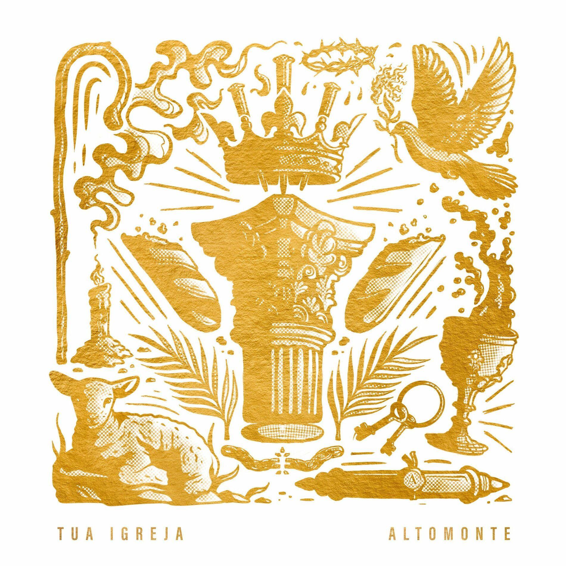 Capa do Álbum "Tua Igreja (Ao Vivo)", de Altomonte Music