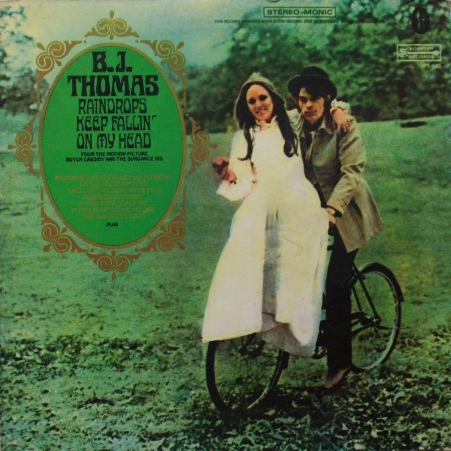 Portada de Álbum "Raindrops Keep Fallin' On My Head ", de B.J. Thomas