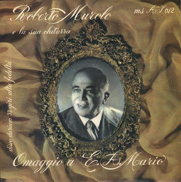 Portada del álbum "Omaggio A E.A. Mario", de Roberto Murolo