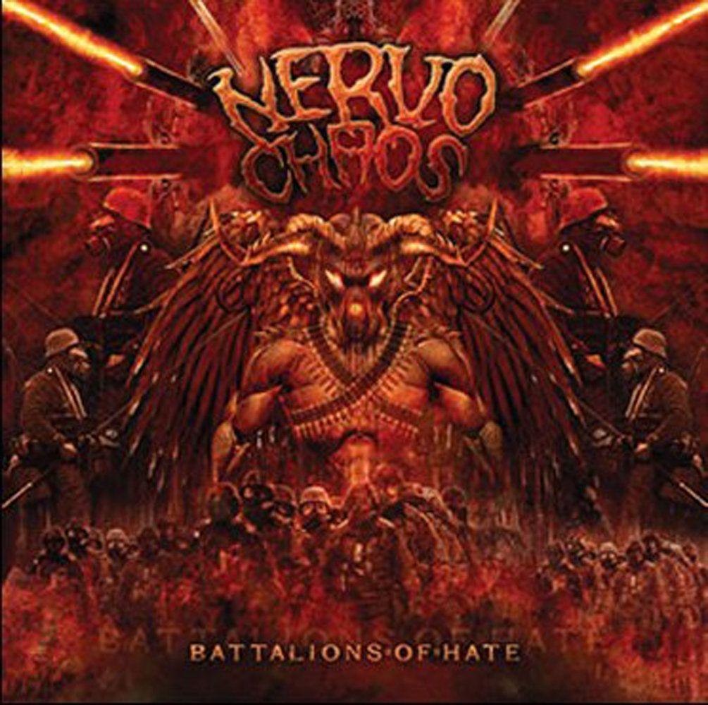 Capa do Álbum "Battalions Of Hate", de Nervochaos