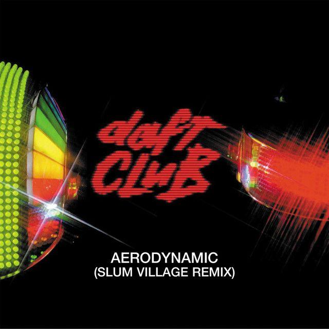 Capa do Single/EP "Aerodynamic (Slum Village Remix)", de Daft Punk