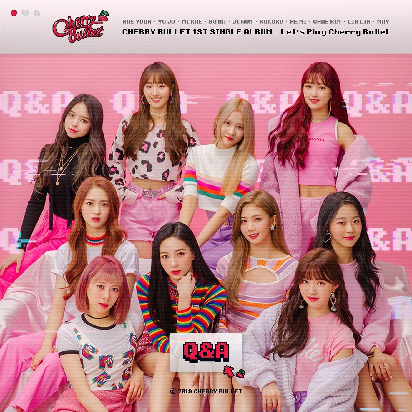Portada de Sencillo/EP "Let's Play Cherry Bullet", de Cherry Bullet