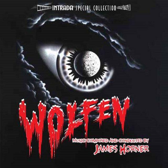 Portada del álbum "Wolfen", de James Horner