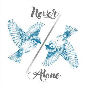 Capa do Single/EP "Never Alone", de AnnaMaz