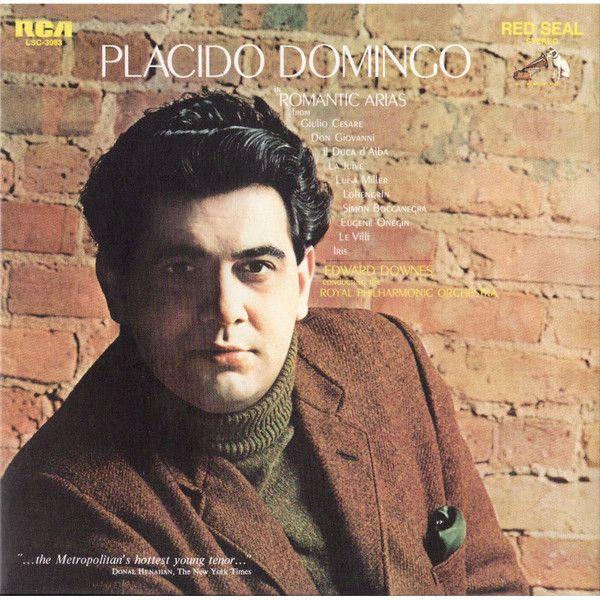 Portada del álbum "Romantic Arias", de Plácido Domingo