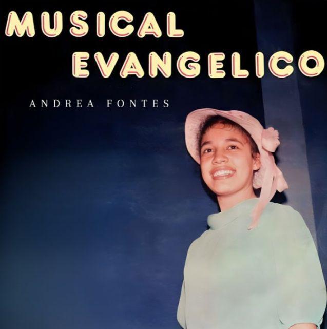 Portada del álbum "Musical Evangélico", de Andréa Fontes