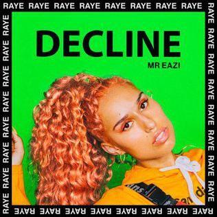 Capa do álbum "Decline", de RAYE