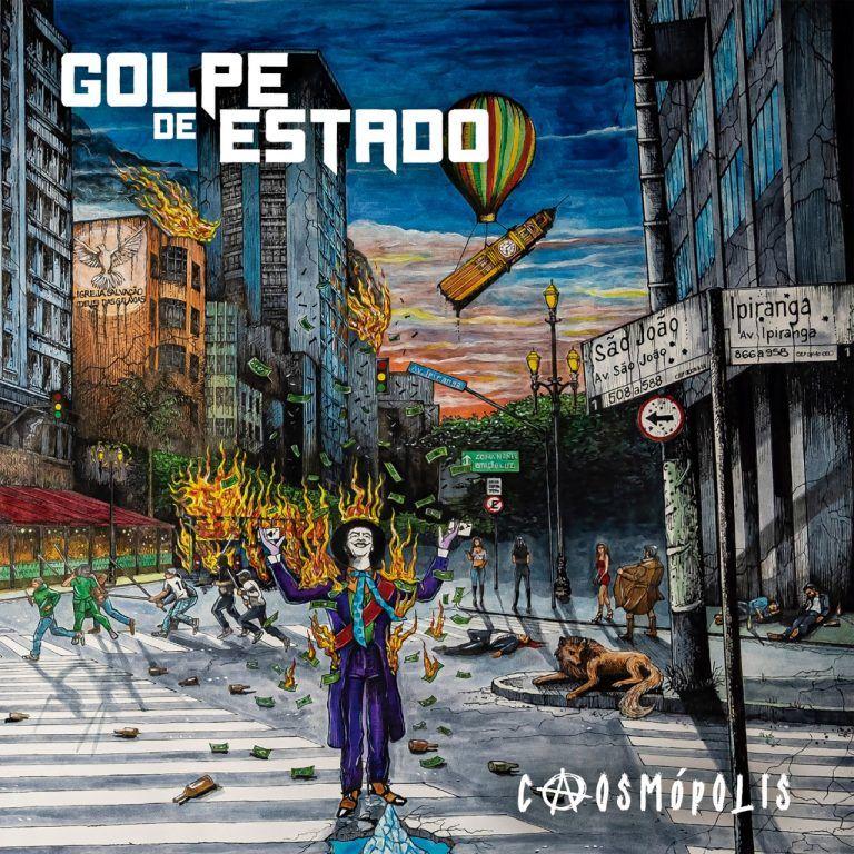 Portada de Álbum "Caosmópolis", de Golpe de Estado