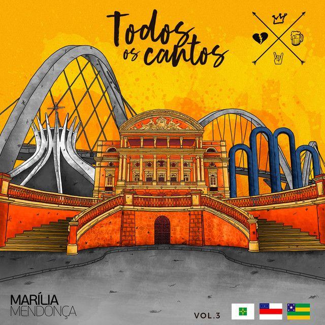 Capa do Single/EP "Todos Os Cantos, Vol. 3 (Ao Vivo)", de Marília Mendonça