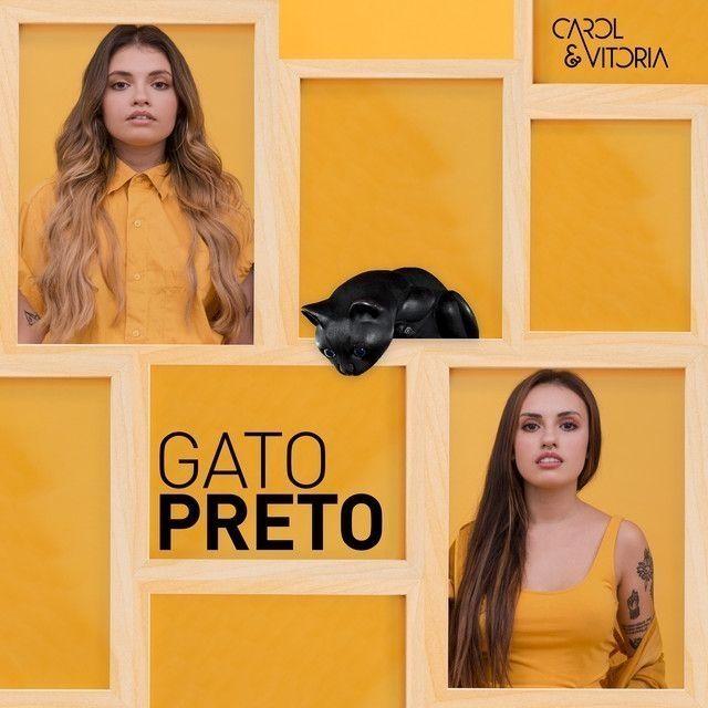 Portada de Sencillo/EP "Gato Preto", de Carol & Vitoria