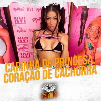 Portada de Sencillo/EP "Carinha de Princesa, Coração de Cachorra", de MC Pipokinha