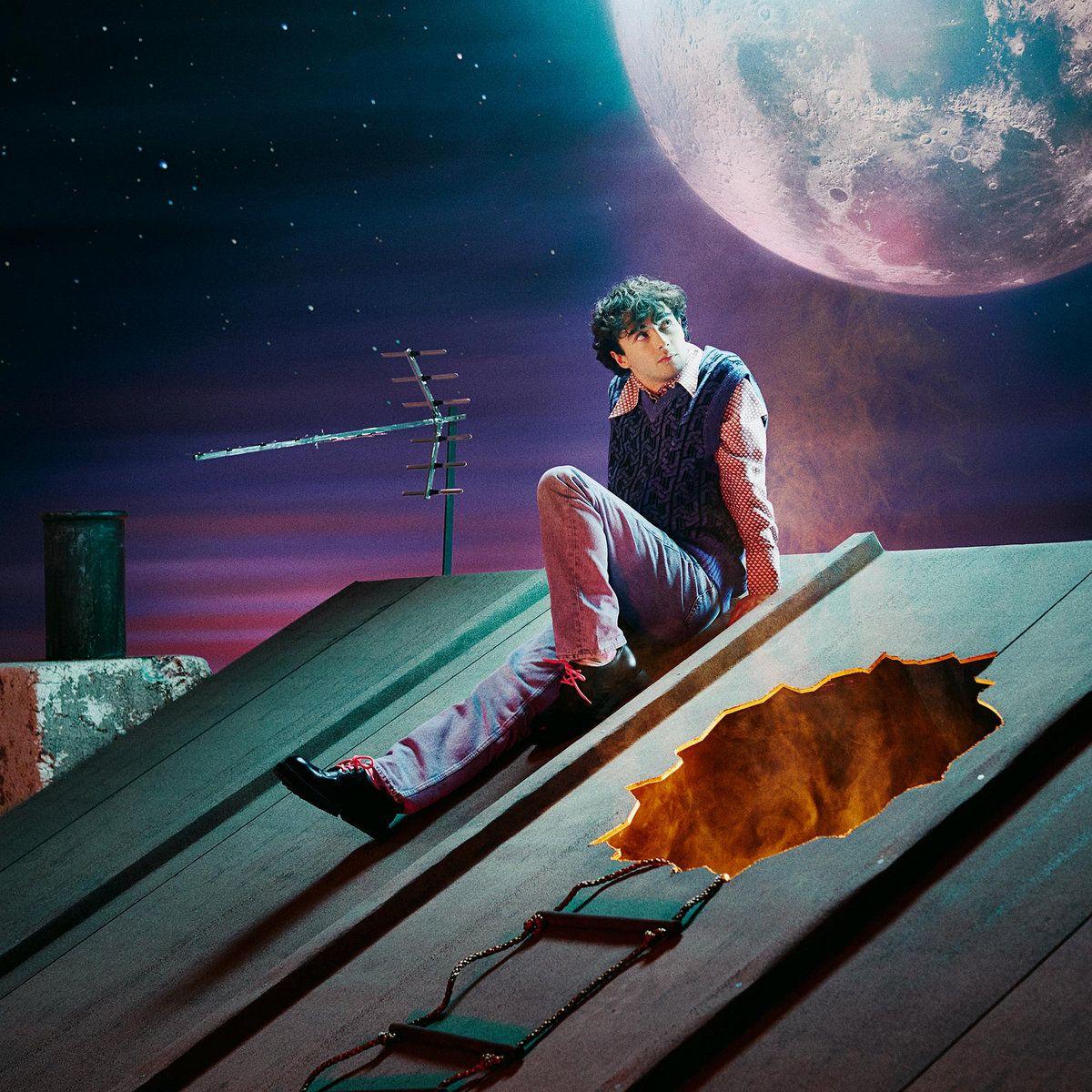 Album cover of "Mellow Moon" by Alfie Templeman