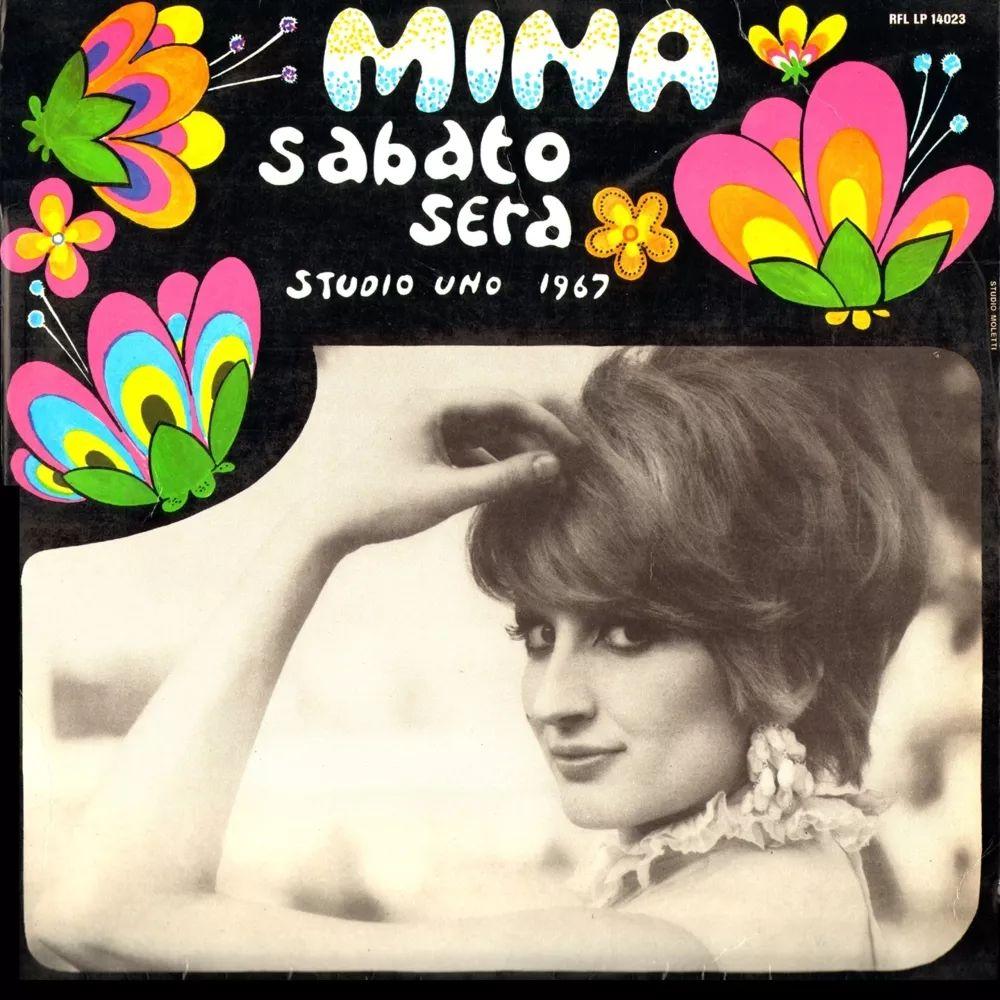 Capa do álbum "Sabato Sera Studio Uno '67", de Mina