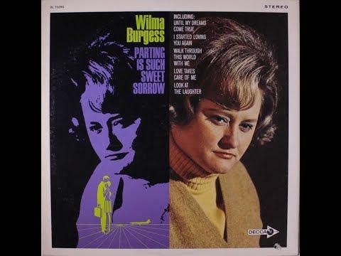 Portada de Álbum "Parting Is Such Sweet Sorrow", de Wilma Burgess