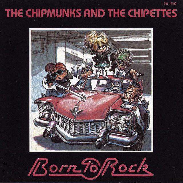 Album cover of "Born To Rock" by The Chipmunks