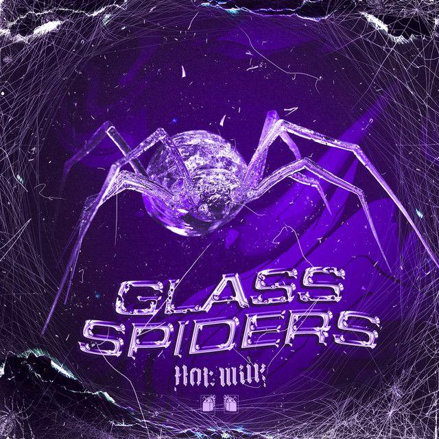 Portada de Sencillo/EP "Glass Spiders", de Hot Milk