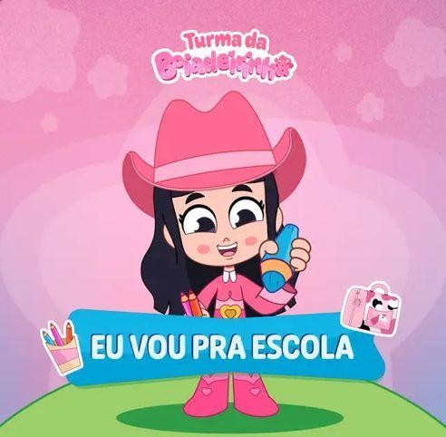 Portada de Sencillo/EP "Eu Vou Pra Escola (part. Ana Castela)", de Turma da Boiadeirinha