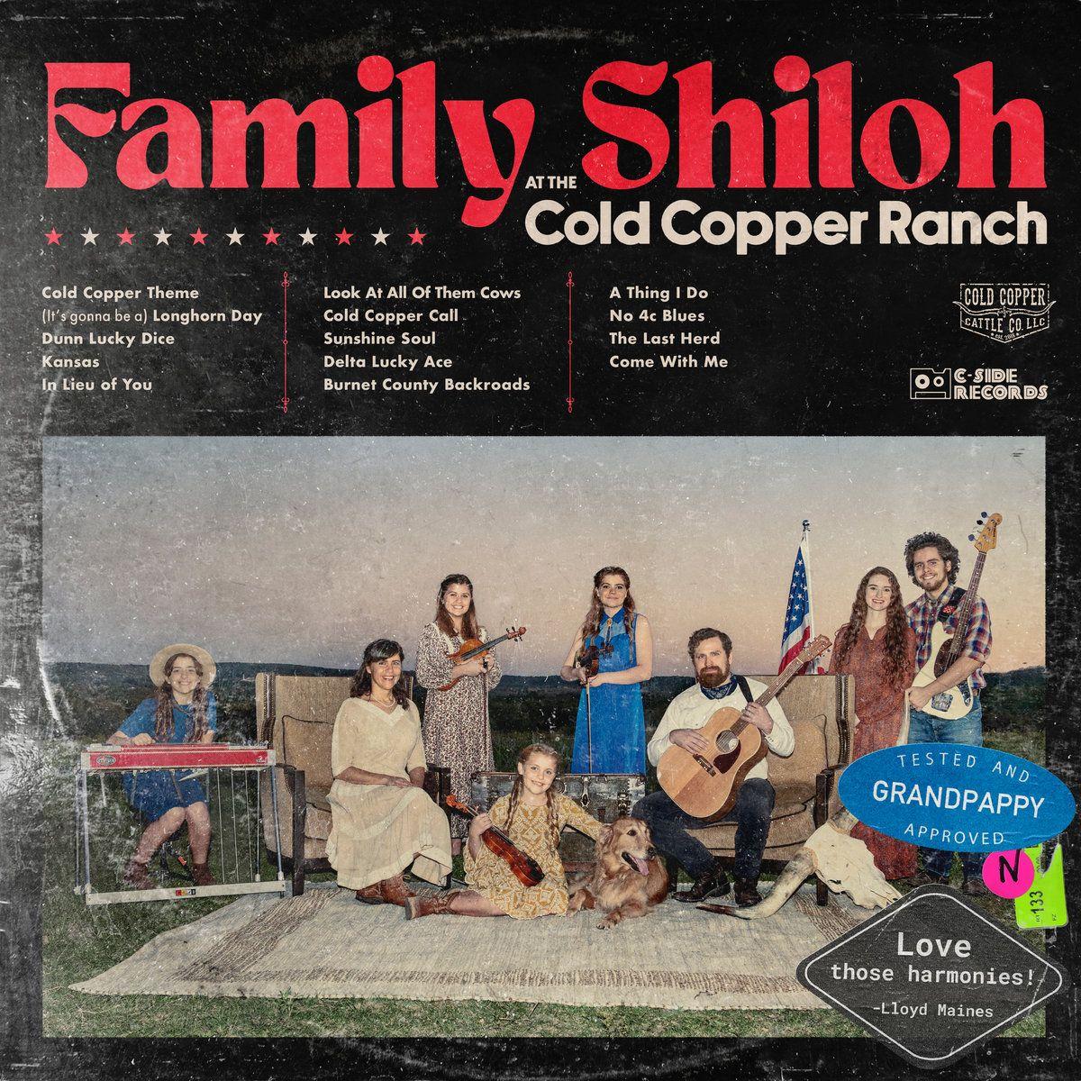 Portada de Álbum "At the Cold Copper Ranch", de Family Shiloh