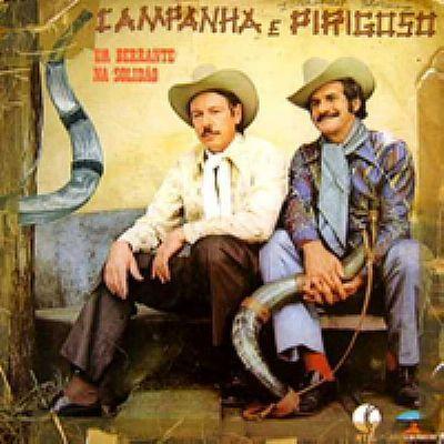 Portada de Álbum "Um Berrante na Solidão", de Campanha e Pirigoso