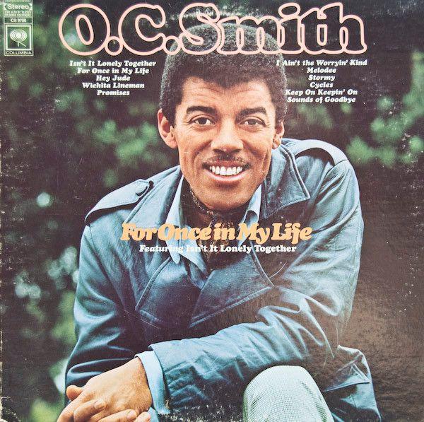 Capa do Álbum "For Once In My Life", de O.C. Smith