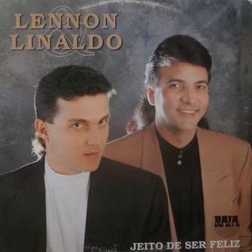 Portada de Álbum "Jeito de Ser Feliz", de Lennon e Linaldo