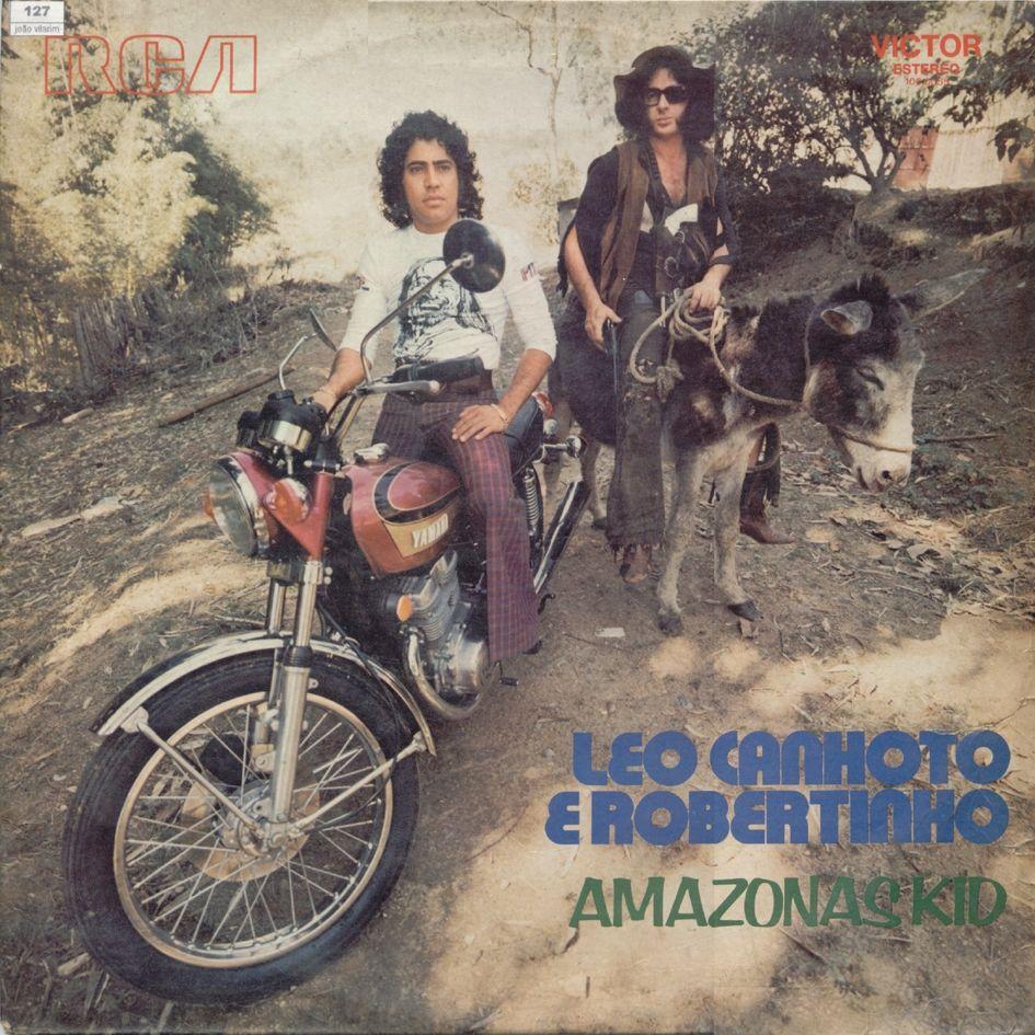 Portada del álbum "Amazonas Kid", de Léo Canhoto e Robertinho