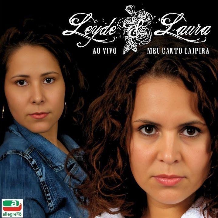 Capa do Álbum "Meu Canto Caipira (Ao Vivo)", de Leyde e Laura