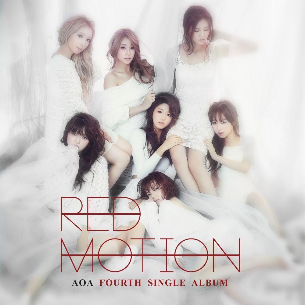 Capa do Single/EP "Red Motion", de AOA