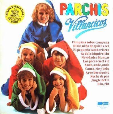 Capa do álbum "Villancicos", de Parchís