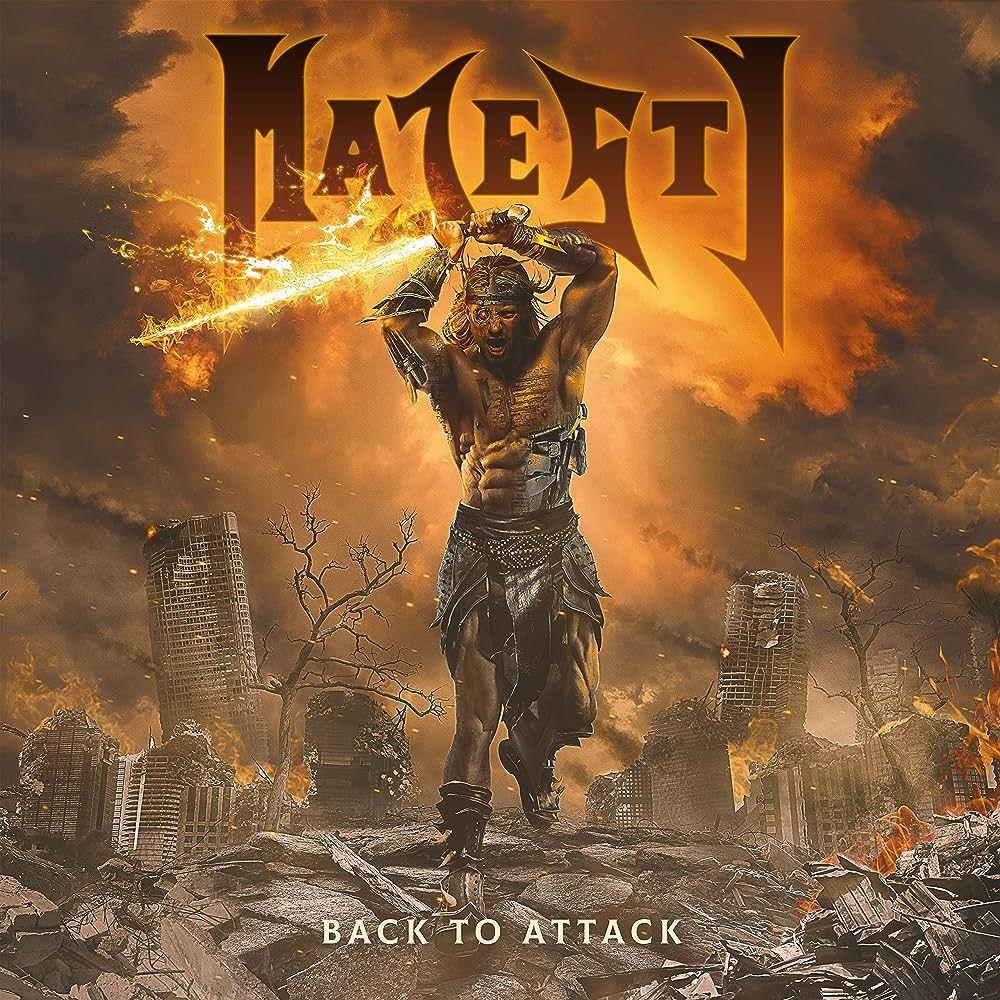 Capa do Álbum "Back To Attack", de Majesty