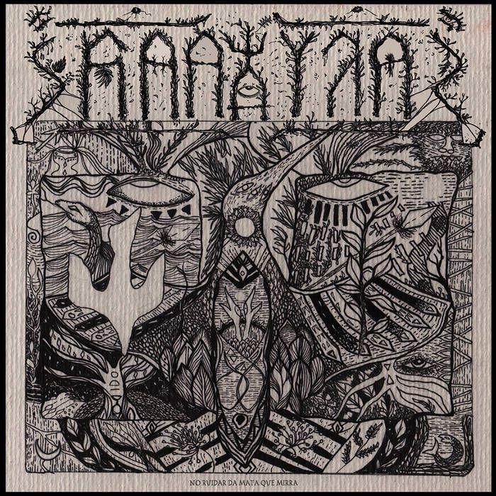 Capa do Álbum "No Ruidar da Mata Que Mirra", de Kaatayra