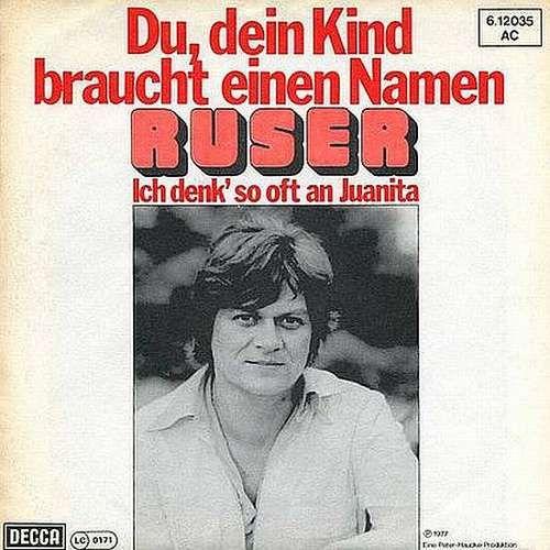 Portada de Sencillo/EP "Du, Dein Kind Braucht Einen Namen", de Ruser