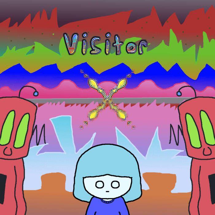 Capa do álbum "VISITOR", de Frostix