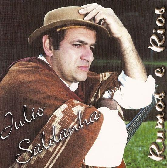 Portada de Álbum "Rumos e Rios", de Julio Saldanha