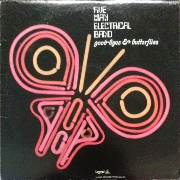 Capa do Álbum "Good-Byes & Butterflies", de Five Man Electrical Band