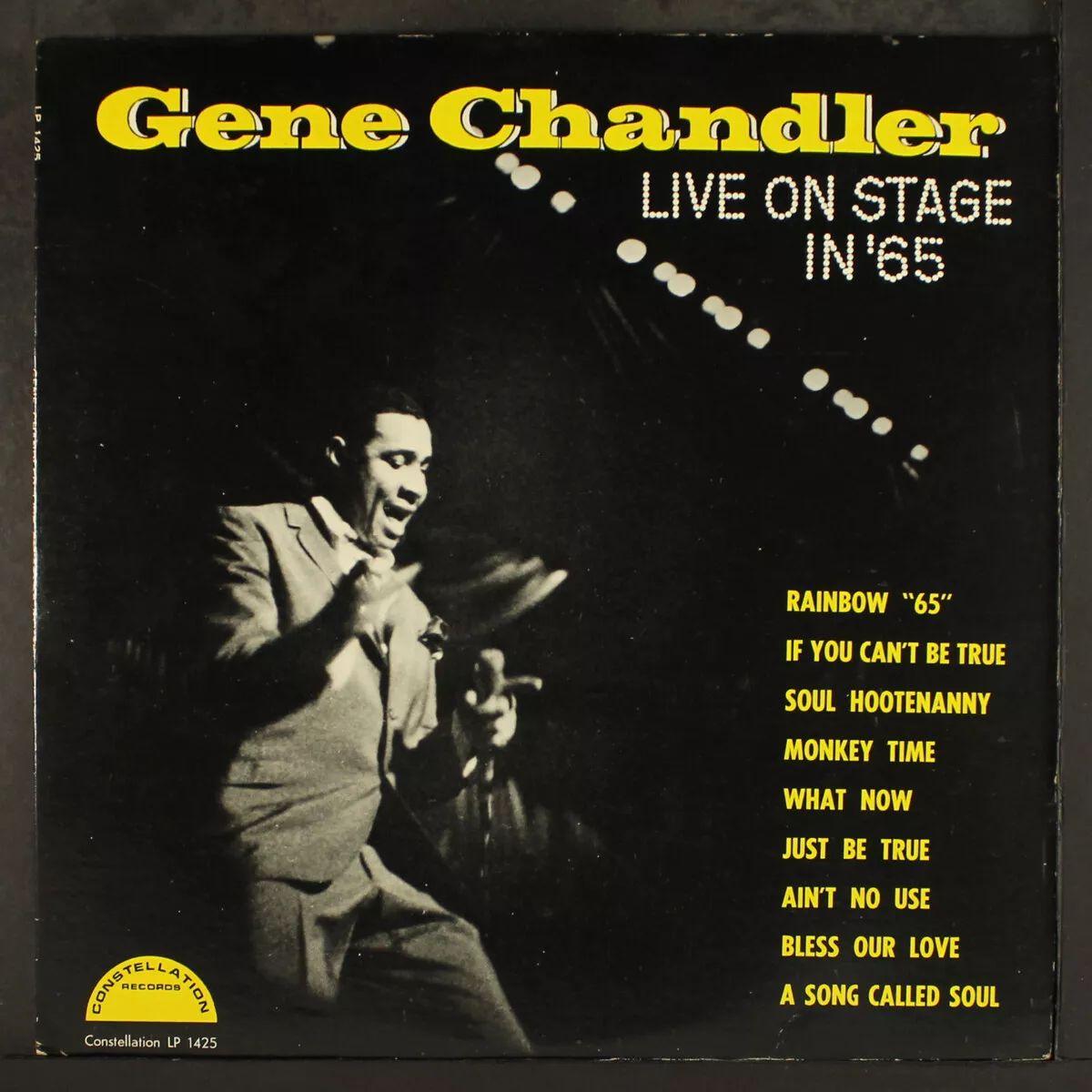 Capa do Álbum "Live On Stage In '65", de Gene Chandler