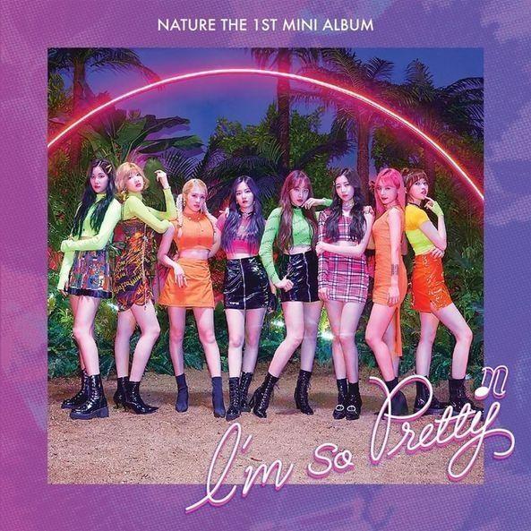 Portada de Álbum "I'm So Pretty", de NATURE (K-pop)