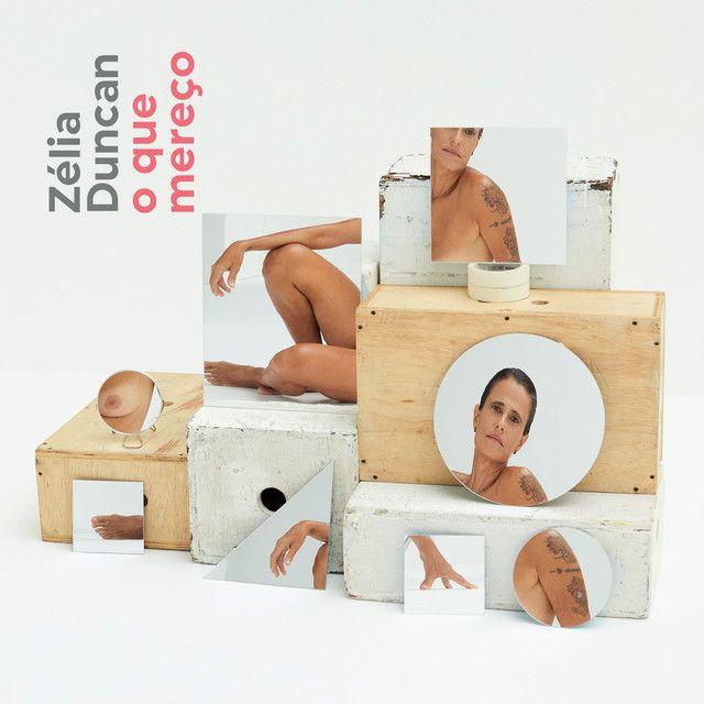 Album cover of "O Que Mereço" by Zélia Duncan