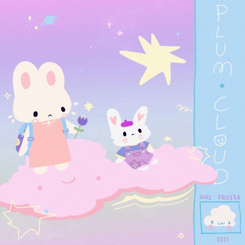 Capa do álbum "plum clouds", de sofi frozza
