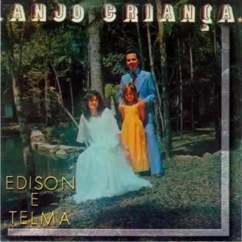 Portada de Álbum "Anjo Criança", de Édison e Telma
