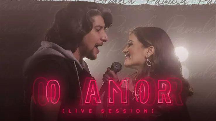 Album cover of "O Amor" by Pamela