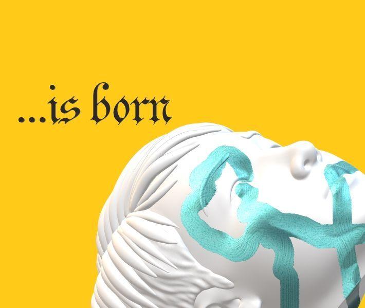 Album cover of "...is born" by Mira Eye Blooms