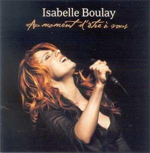 Capa do Álbum "Au Moment D'Être À Vous", de Isabelle Boulay
